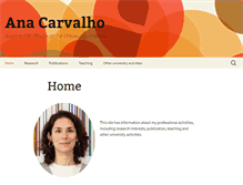 Tablet Screenshot of anacarvalho.net